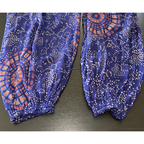 Balades Boho Belted Women's Full Length Romper Jumpsuit One Size - Picture 5 of 7